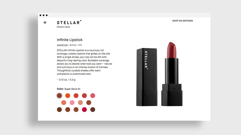Stellar美妝公司vi品牌形象設計案例分析